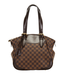 Verona MM Tote, Canvas, Damier Ebene, SD3101, CL/K/L/RCT, 2*